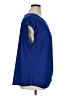 Pleione 100% Polyester Blue Short Sleeve Blouse Size 1X - photo 4