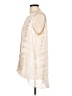 H By Halston 100% Polyester Ivory Sleeveless Blouse Size L - photo 5