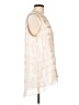 H By Halston 100% Polyester Ivory Sleeveless Blouse Size L - photo 4