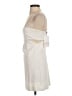Zara Solid Ivory Cocktail Dress Size XS - photo 5