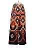 Zara Argyle Orange Casual Pants Size S - photo 2