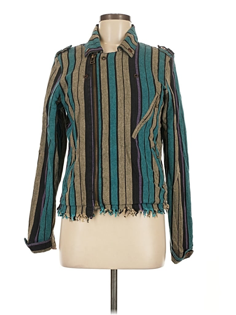 Pre-owned Unbranded Jacket In Teal