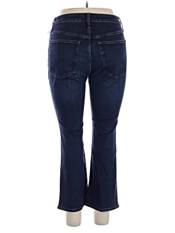 Madewell Curvy Kick Out Crop Jeans in Colleton Wash (view 2)