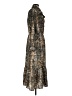 Zara 100% Polyester Animal Print Brown Casual Dress Size S - photo 4