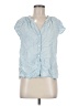 Rails 100% Lyocell Blue Short Sleeve Blouse Size M - photo 1