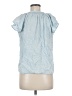 Rails 100% Lyocell Blue Short Sleeve Blouse Size M - photo 2