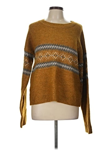 Hem & Thread Pullover Sweater (view 1)