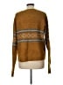 Hem & Thread Chevron-herringbone Brown Pullover Sweater Size L - photo 2