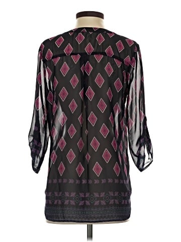 Pink Owl 3/4 Sleeve Blouse (view 2)