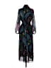 Zara 100% Polyester Paisley Black Cocktail Dress Size XS - photo 2