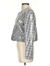 WAYF 100% Polyester Houndstooth Silver White Jacket Size XS - photo 5