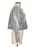 WAYF 100% Polyester Houndstooth Silver White Jacket Size XS - photo 4