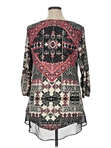 Style&Co 3/4 Sleeve Blouse (view 2)