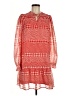 Ann Taylor LOFT 100% Polyester Red Casual Dress Size M - photo 1
