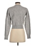 Adam Lippes Gray Long Sleeve Top Size S - photo 2