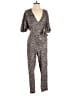 Joie 100% Polyester Animal Print Brown Jumpsuit Size XS - photo 1