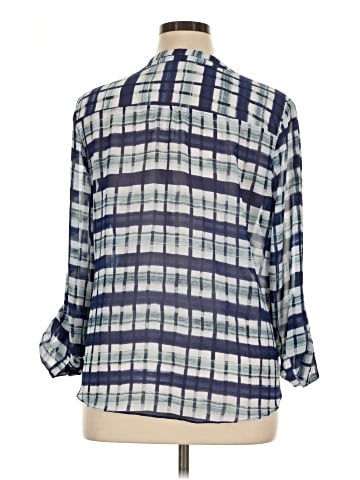 a.n.a. A New Approach 3/4 Sleeve Blouse (view 2)
