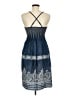 Max Studio Paisley Blue Casual Dress Size M - photo 2