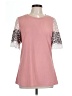 Unbranded Pink Short Sleeve Top Size L - photo 1