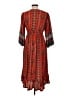 One World Paisley Red Casual Dress Size L - photo 2