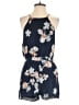 JOA 100% Rayon Floral Blue Romper Size XS - photo 1