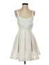 Forever 21 Solid Ivory Cocktail Dress Size S - photo 1