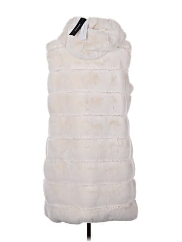BCBGMAXAZRIA Faux Fur Vest (view 2)