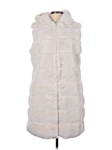 BCBGMAXAZRIA Faux Fur Vest (view 1)