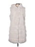 BCBGMAXAZRIA 100% Polyester Ivory Faux Fur Vest Size L - photo 1