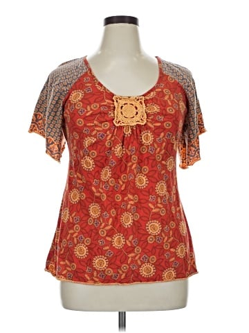 One World Short Sleeve Blouse (view 1)