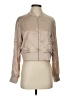 Amanda Uprichard 100% Silk Metallic Gold Tan Jacket Size XS - photo 1