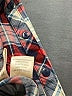Passport 100% Polyester Plaid Red Long Sleeve Blouse Size XL - photo 8