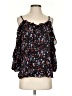 Parker 100% Silk Black 3/4 Sleeve Silk Top Size XS - photo 1