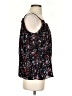Parker 100% Silk Black 3/4 Sleeve Silk Top Size XS - photo 4