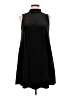 Agnes & Dora Solid Black Casual Dress Size L - photo 1