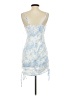 Missguided 100% Polyester Tie-dye Blue Cocktail Dress Size 0 - photo 2