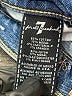 7 For All Mankind Stripes Blue Jeans Size 25 waist - photo 8