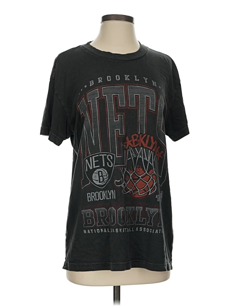 Pre-owned Nba Short Sleeve T-shirt In Black