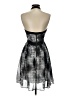 Guess 100% Polyester Graphic Gray Cocktail Dress Size S - photo 2