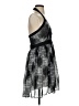 Guess 100% Polyester Graphic Gray Cocktail Dress Size S - photo 4
