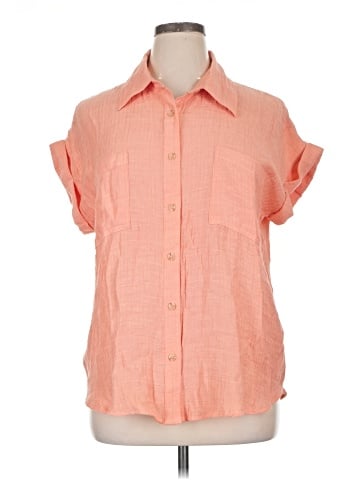 Perch by Blu Pepper Short Sleeve Blouse (view 1)