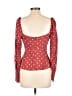 Auguste 100% Rayon Burgundy 3/4 Sleeve Blouse Size 2 - photo 2