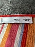 MNG 100% Polyester Stripes Orange Casual Dress Size 6 - photo 7