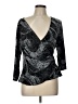 Elementz Black 3/4 Sleeve Top Size L - photo 1