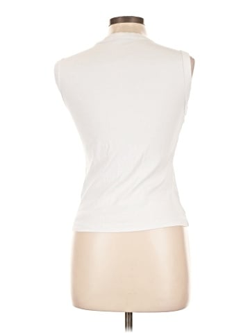 Madewell The '90s Crew Neck Tank in Compact Cotton (view 2)