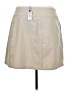 Express Solid Tan Faux Leather Skirt Size XL - photo 2