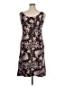 Mlle Gabrielle Paisley Floral Purple Casual Dress Size 14W - photo 2