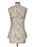 DKNY 100% Polyester Ivory Sleeveless Blouse Size L - photo 2