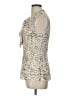 DKNY 100% Polyester Ivory Sleeveless Blouse Size L - photo 5
