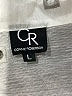 Connie Roberson 100% Silk Silver 3/4 Sleeve Silk Top Size L - photo 4